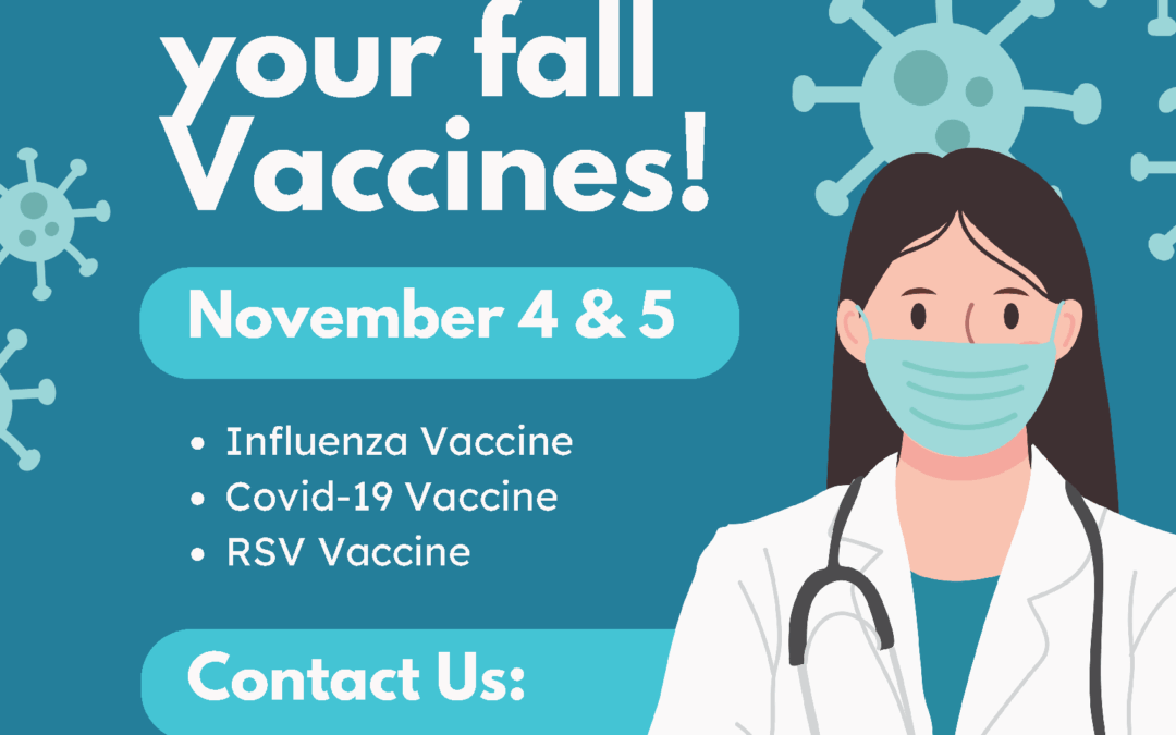 November 4 & 5: Fall Vaccines