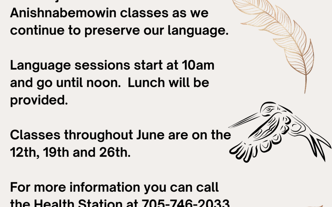 June: Anishinaabemowin Language Class